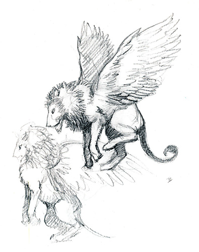 Lion Creature (Sketch)